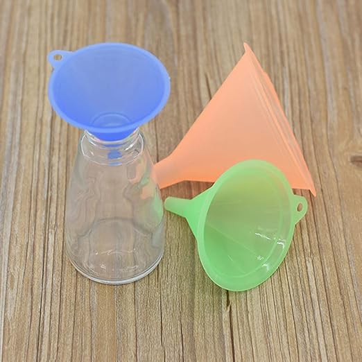 Plastic Funnel Set of 5, All Purpose Cooking Funnels Small to Large Funnel - Image 7