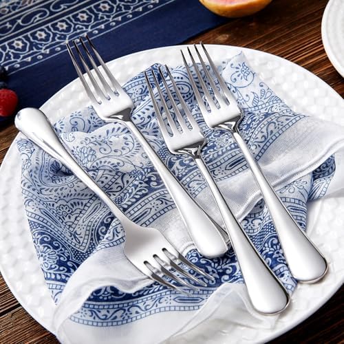 KEAWELL Premium Verona 4-Piece 8-Inch Dinner Fork Set