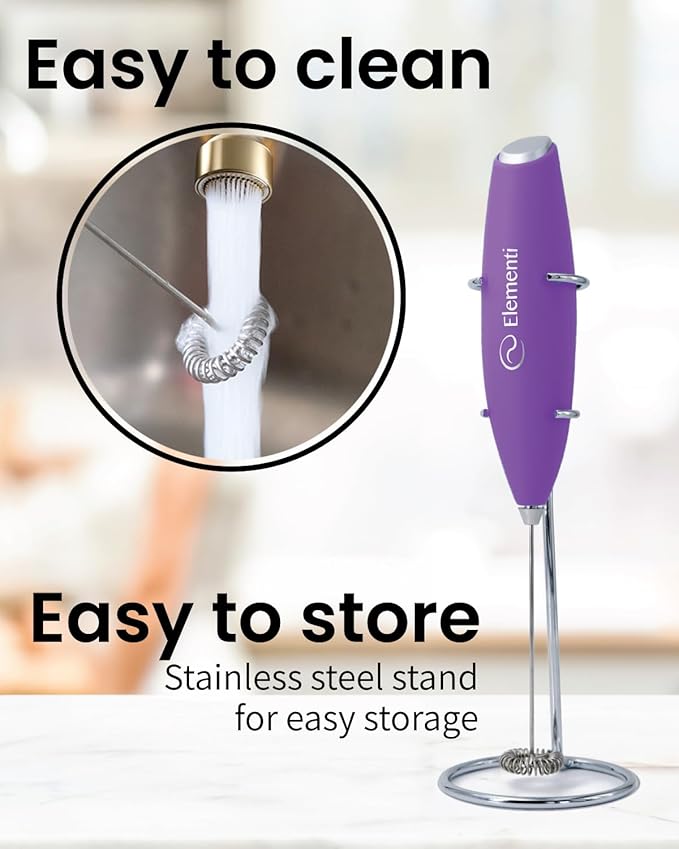 Elementi Milk Frother Wand & Drink Mixer - Image 5