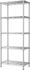SINGAYE 5 Tier Storage Garage Shelving Units Heavy Duty Wire Shelves Pantry by SINGAYE
