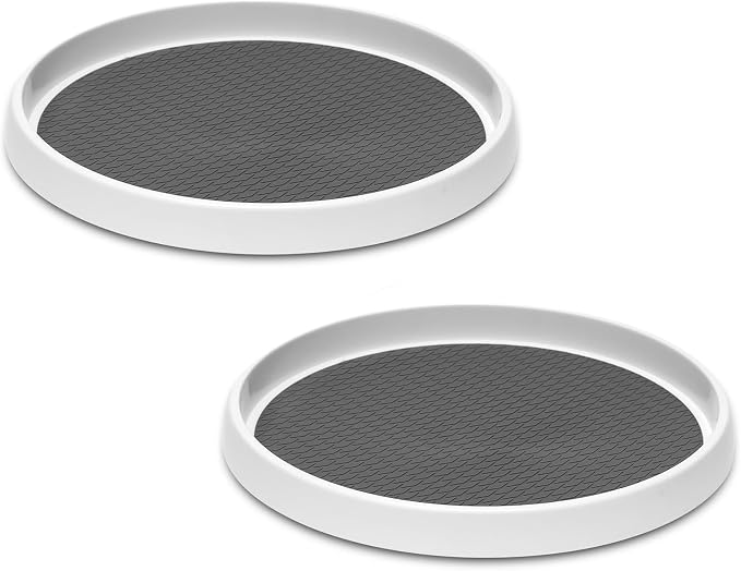 2 Set, 10 Inch Non-Skid Lazy Susan Organizers - Image 9