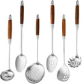Izurok 18/10 Stainless Steel Kitchen Utensils Set, 6 Piece Cooking Utensils by IzurokBuynow
