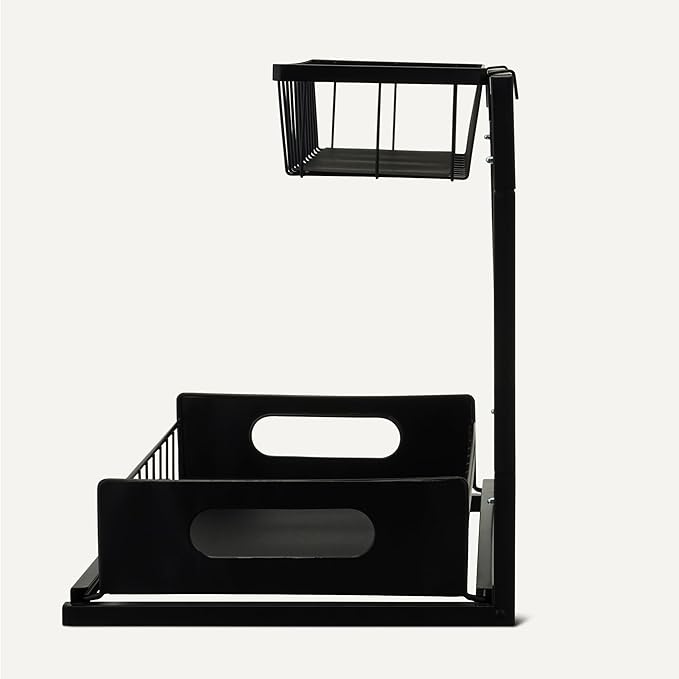 Amazon Basics L-Shape Under Sink Storage Pull Out Cabinet Organizer, - Image 3