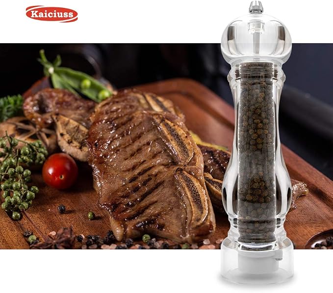Salt Pepper Grinder Mill Arcylic, the Best Peppercorn Grinder - Image 9
