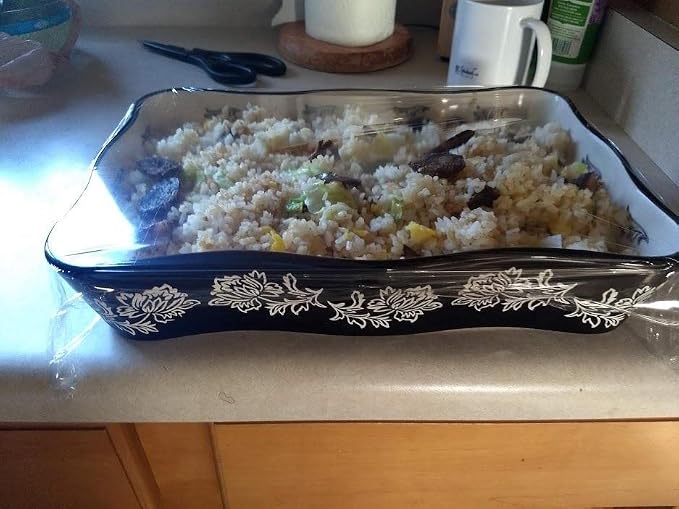 Wisenvoy Baking Dish Casserole Dish Ceramic Lasagna Pan 2-Pcs Bakeware Sets - Image 6