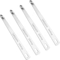 4 PCS 1/64 Teaspoon Single Measuring Spoon, Small Measuring Spoon Only by KALIONE