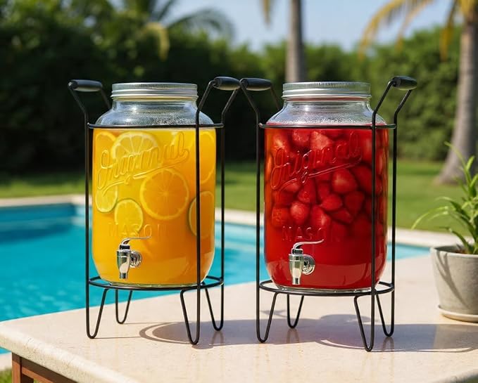 2 PACK-2 GALLON Drink Dispensers - Image 5