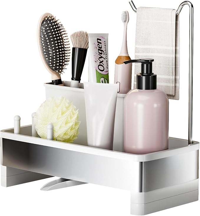 Ewaiira Stainless Steel Sink Caddy, Sponge Holder - Image 8