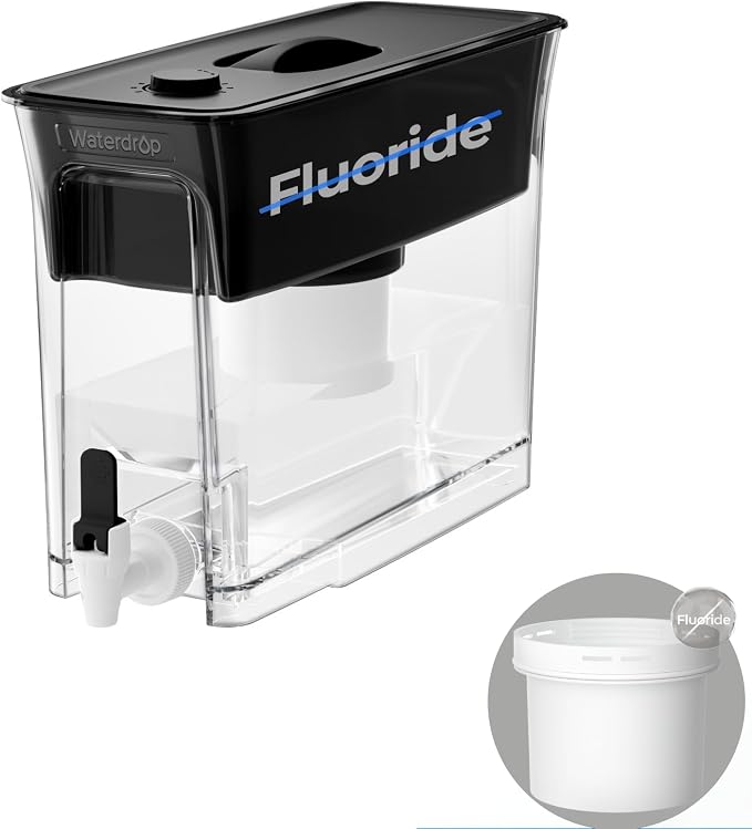 Waterdrop Fluoride-Reducing Water Filter Dispenser, 150-Gallon Long-Life by Waterdrop