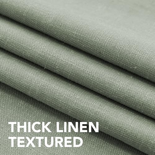 H.VERSAILTEX Linen Table Cloths Square 60 x 60 Inch Premium Tablecloth