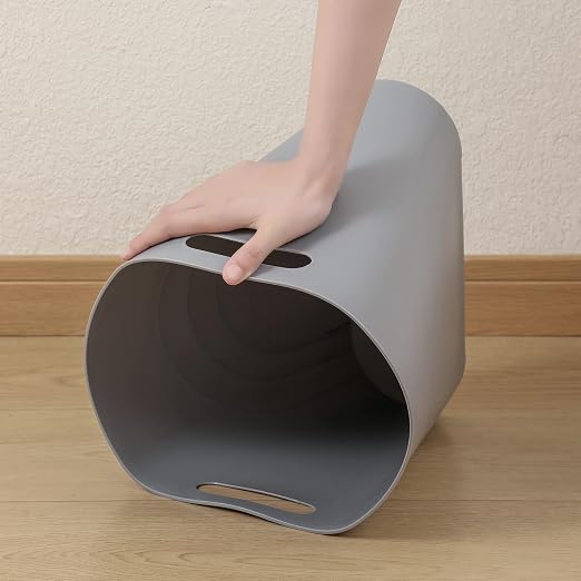 rejomiik Small Trash Can, Slim Garbage Can Plastic Waste Basket - Image 6