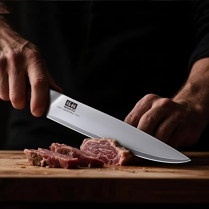 SHAN ZU 6 Inch Chef Knife, Japanese 10Cr15MoV High Carbon Stainless Steel - Image 7
