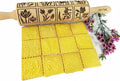 SPRING FLOWERS Embossing Rolling Pin by ALGISCRAFTS
