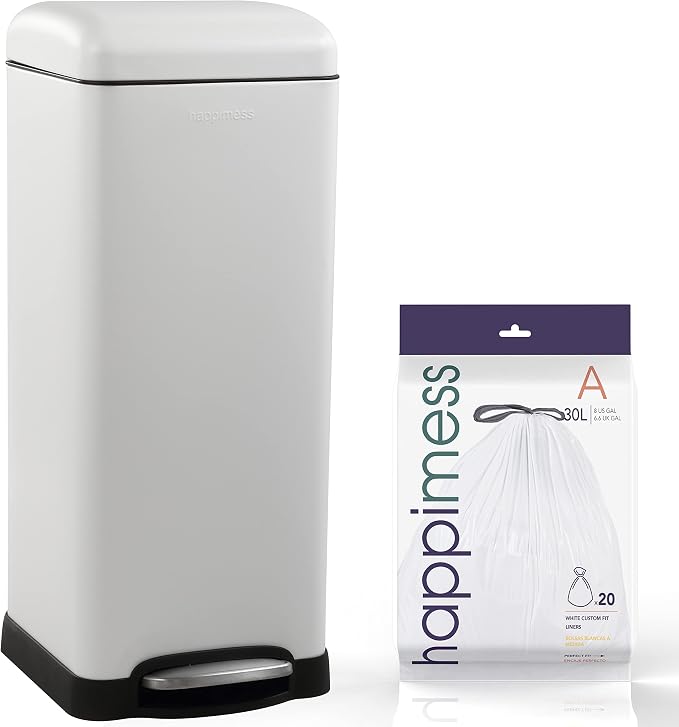 happimess HPM1007A Betty Retro 8-Gallon Step-Open Trash Can by Happimess