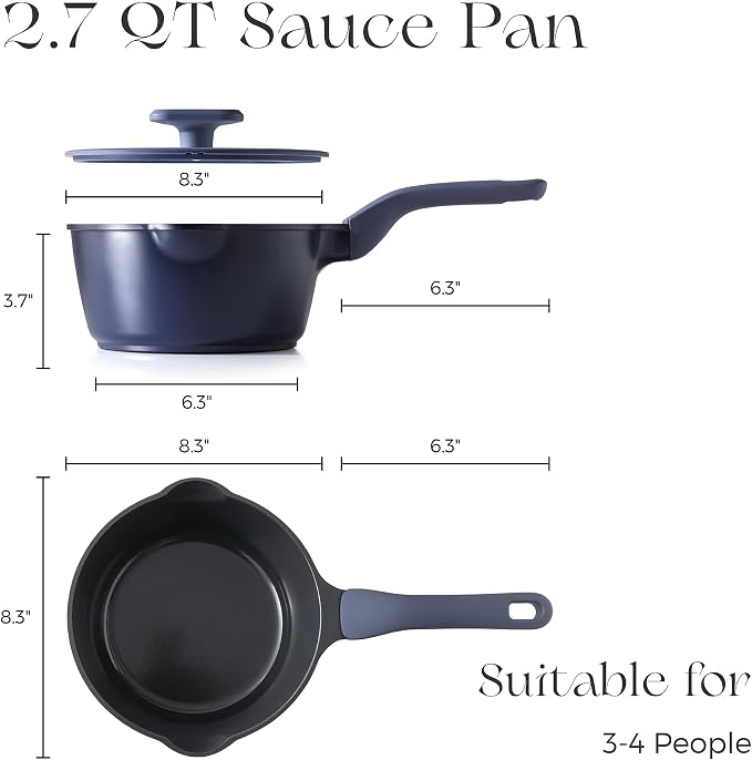 PRICUSIS Ceramic Nonstick Saucepan - Image 9
