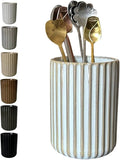 TOPYOKK Stoneware Coffee Bar Utensil Holder Tea & Coffee Spoon & Stirrer Holder by TOPYOKK