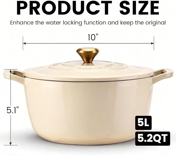 Enameled Cast Iron Dutch Oven - Image 8