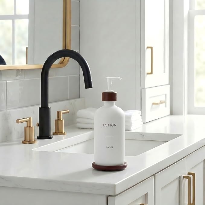 Soap Dispenser Bathroom, Refillable Lotion Dispenser - Image 3