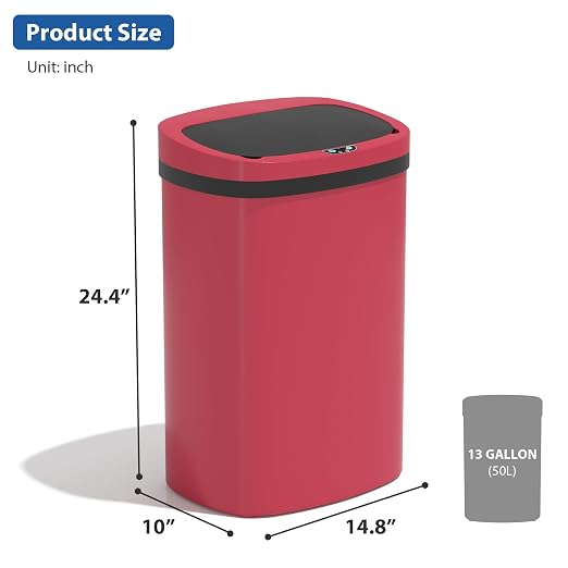 13 Gallon/50 L Kitchen Trash Can - Image 7
