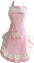 Hyzrz Lovely Home Work Adjustable Apron Cake Kitchen Cooking Women Girls Aprons by Hyzrz