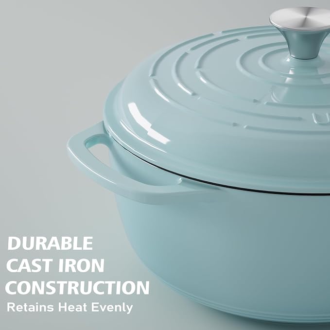 Umite Chef 6QT Enameled Cast Iron Dutch Oven - Image 3
