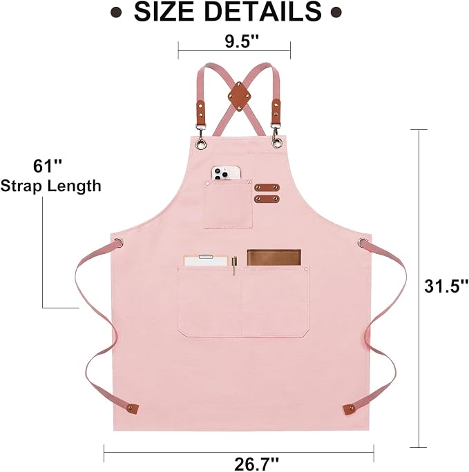 ZOMAO Chef Apron for Women Men - Image 7