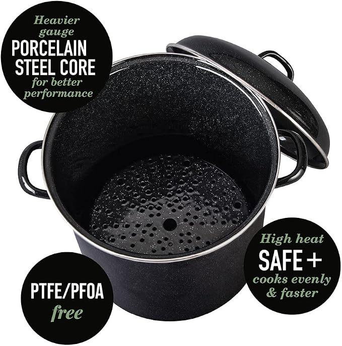 Granite Ware 15 Qt Heavy Gauge Seafood, Steamer Pot - Image 5