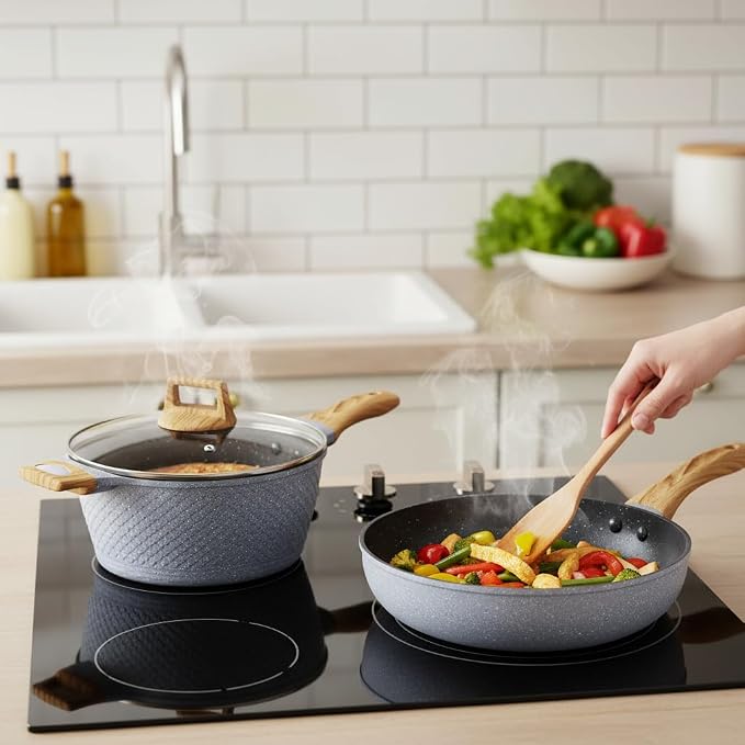 Nutrichef 22-Piece Cookware and Bakeware Set | Professional Home Kitchen - Image 4