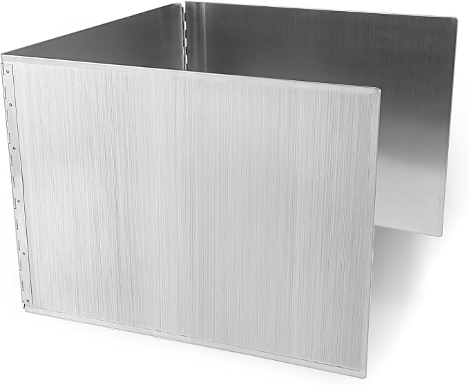 3 Sided Oil Splatter Guard, Upgrade Stainless Steel Anti Splatter Shield by Unknown