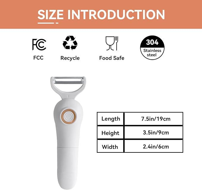 2-in-1 Electric Peeler | Auto Blade - Image 2