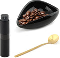Coffee Bean Dosing Cup, Wood/Ceramic Coffee Dosing Tray Coffees Bean Weighing by Unknown