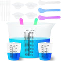 Creahaus 1000ML Large Silicone Measuring Cups by Creahaus