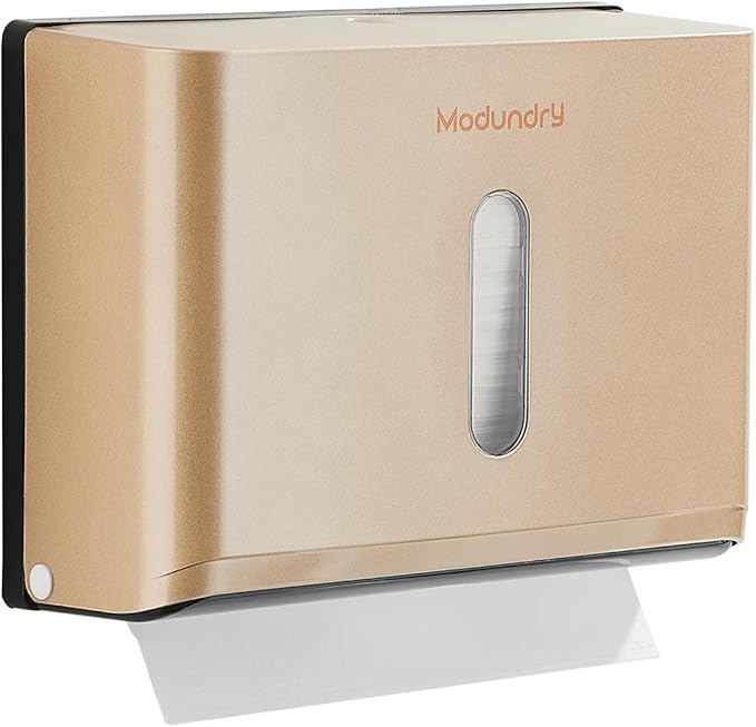 Paper Towel Dispensers Wall Mount: Multifold Z-Fold Paper Towel Holder by Modundry