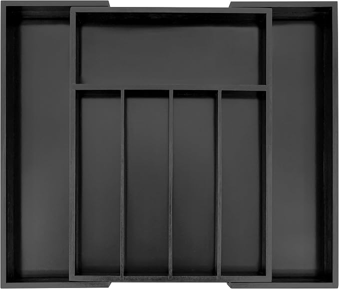 VaeFae Bamboo Drawer Organizer, Expandable Silverware Drawer Organizer by VaeFaeDirect