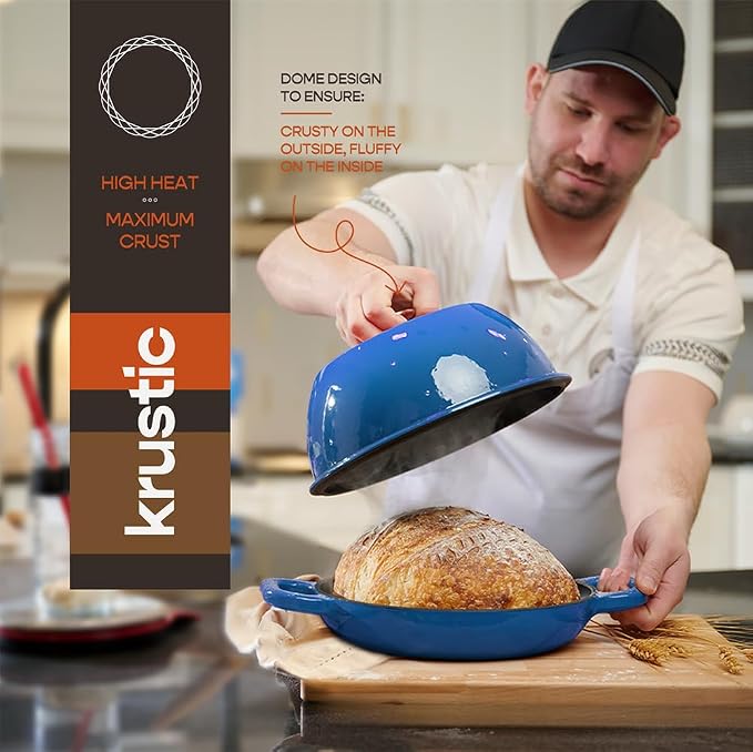 Krustic Enameled Cast Iron Dutch Oven - Image 3