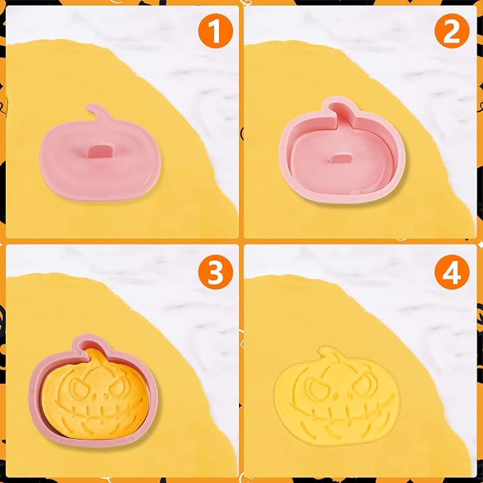 8 Pcs Cookie Cutters Set 3D Holiday Cookie Cutters - Image 4
