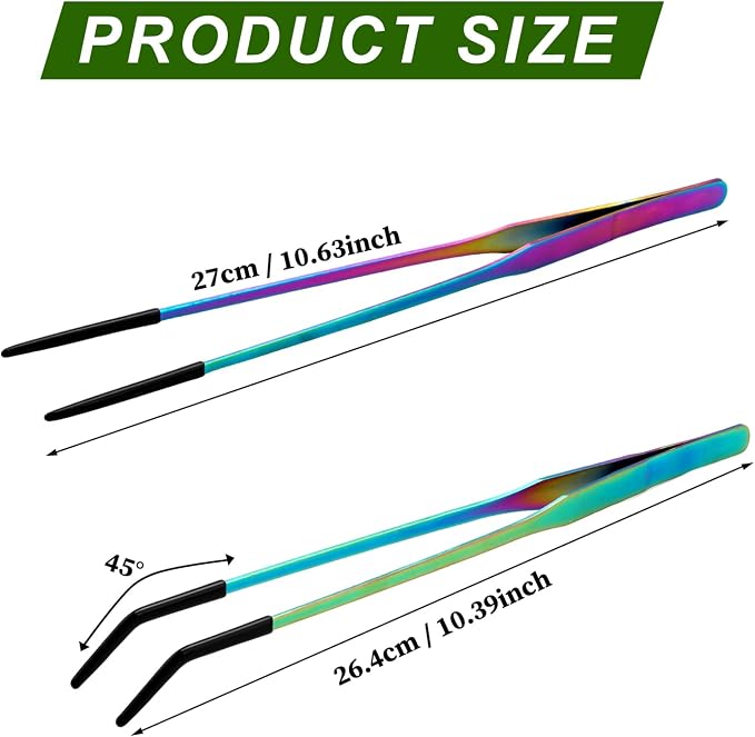 OLIISS Stainless Steel Reptile Feeding Tongs - Image 2