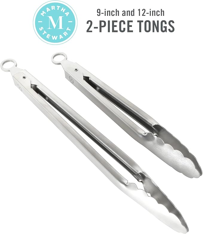 Martha Stewart Richburn 2pc Tongs Set - Image 2