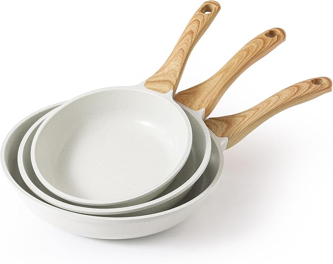 SENSARTE Nonstick Frying Pan Skillets, Healthy Cookware Chef's Pan, PTFE & PFAS by SENSARTE