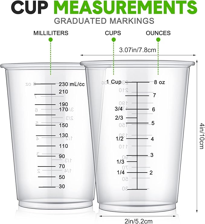 Yunsailing 500 Pack Disposable Measuring Cups - Image 2
