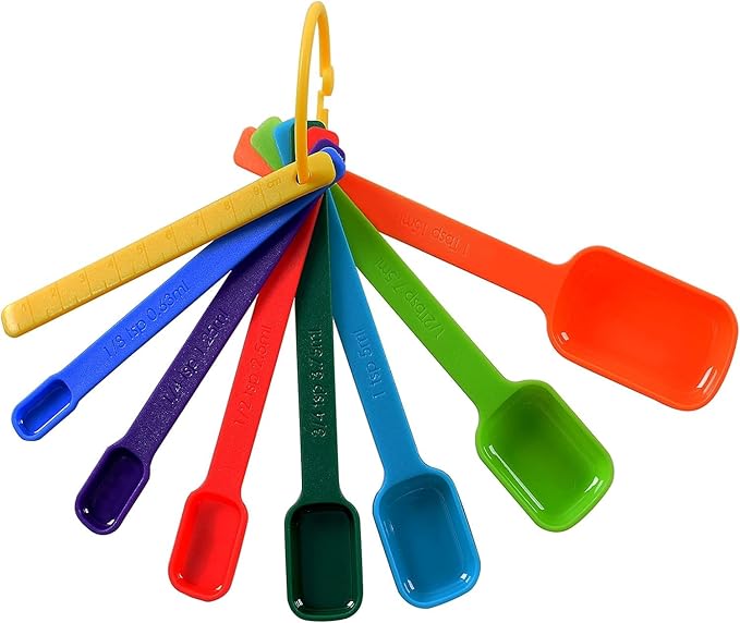 DOTINGHUX Plastic Measuring Spoons 8-Piece by DOTINGHUX