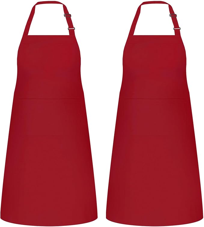 NLUS 2 Pack Kitchen Aprons by NLUS