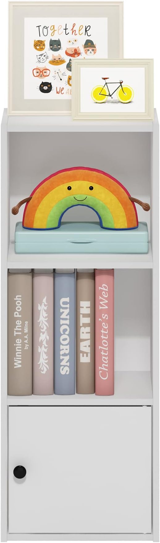 Furinno LUDER Book Shelf, 3-Tier Modern Bookshelf, Bookcase - Image 6