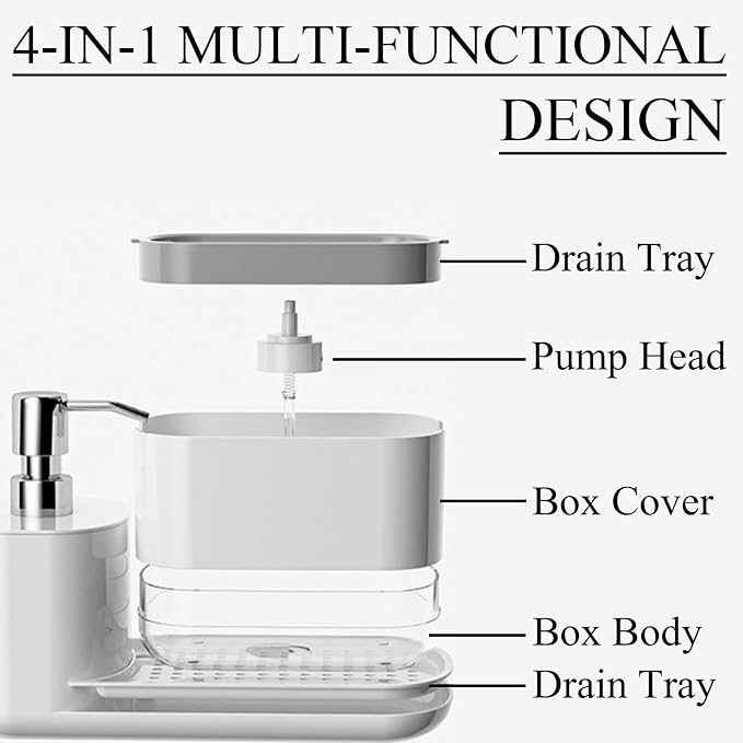 Kitchen Soap Dispenser Set - Image 3