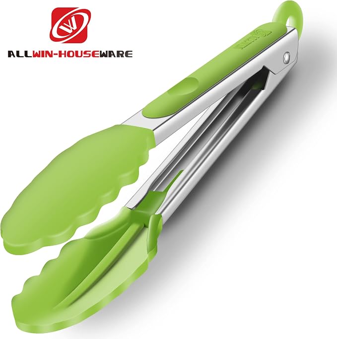 2 Pack Silicone Kitchen Tongs – 9" & 12" Set, Heat Resistant up to 500°F - Image 5