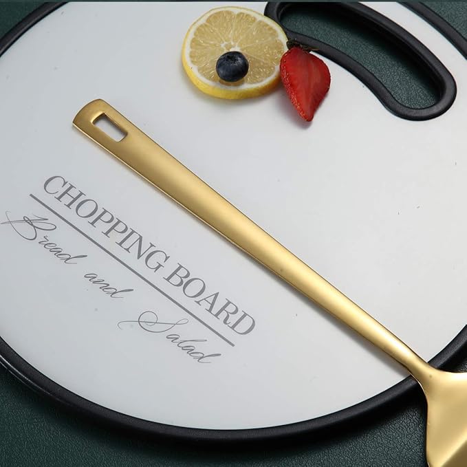 Gold Spatulas, Berglander Slotted Turner Titanium Gold Plating, Metal Turner - Image 5