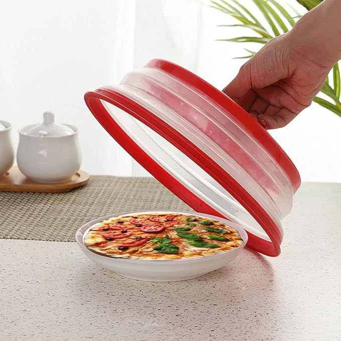 Collapsible Microwave Splatter Cover, Microwave Plate Cover - Image 5