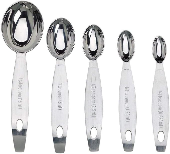 Cuisipro Stainless Steel Measuring Spoon Set Silver - Image 4