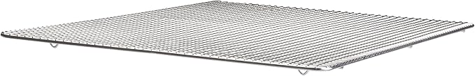 Winco Wire Sheet Pan Grate/Cooling Rack, Stainless Steel, Full Size - Image 2