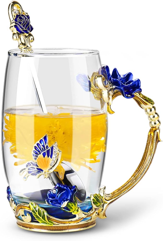 OEAGO Gifts for Mom Women Mothers Day Glass Coffee Enamels Mug Best Birthday - Image 3